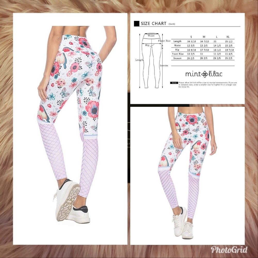 Mint Lilac Leggings